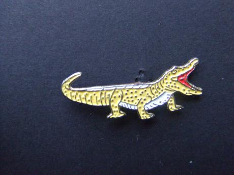 Dinosaurus Ankylosaurus hagedis geel